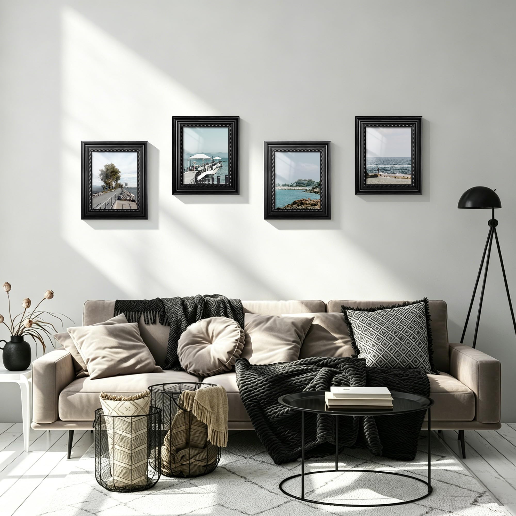 Fisnish tightly packaged frame demonstrating damage-free shipping benefit