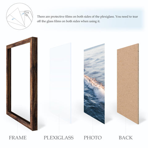 Fisnish spring-loaded back panel for easy insert and secure hold