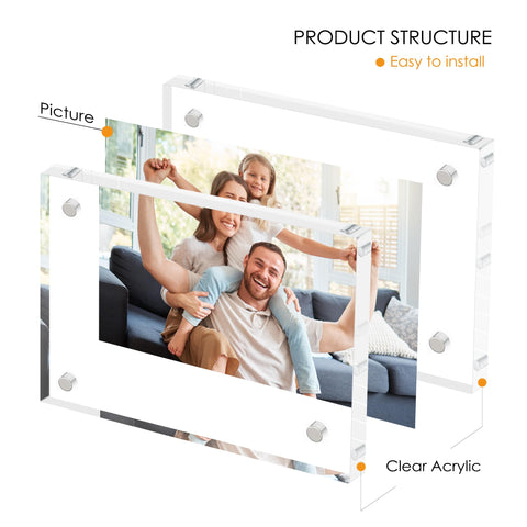 Fisnish floating effect with smaller photo centered and attractive gallery look