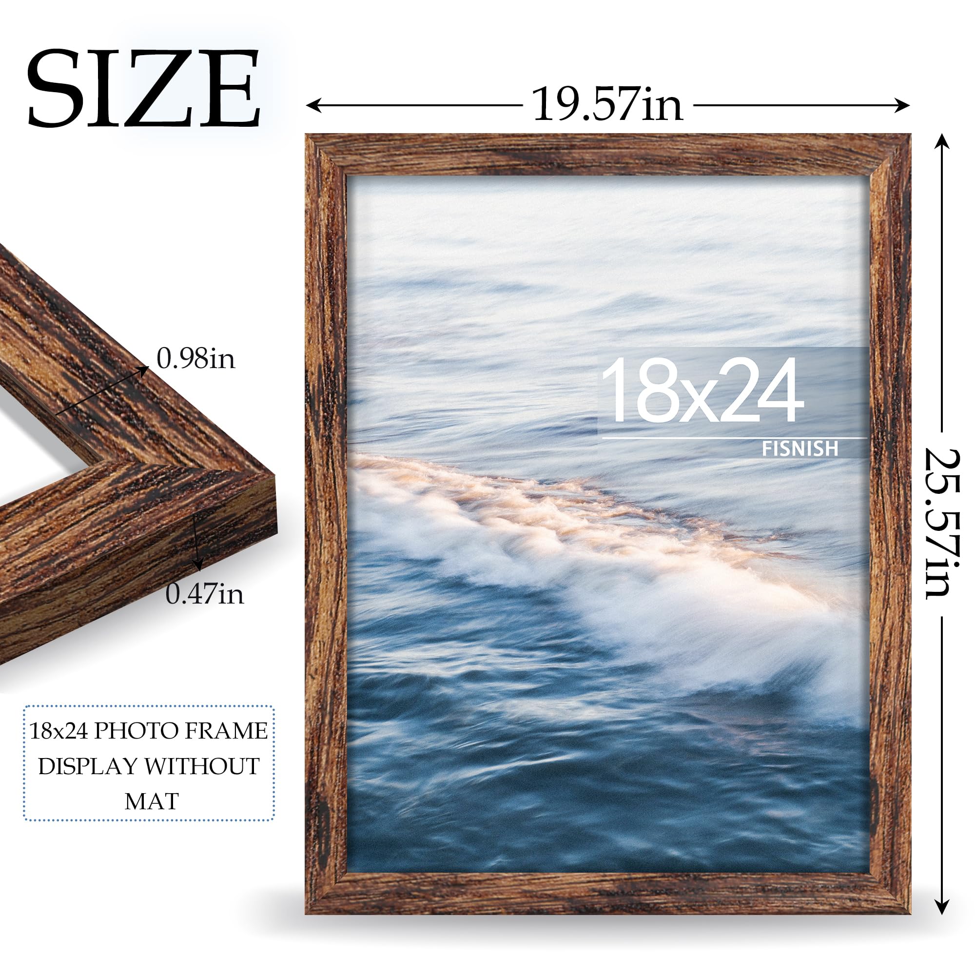 Fisnish plexiglass detail with protective film for clear display