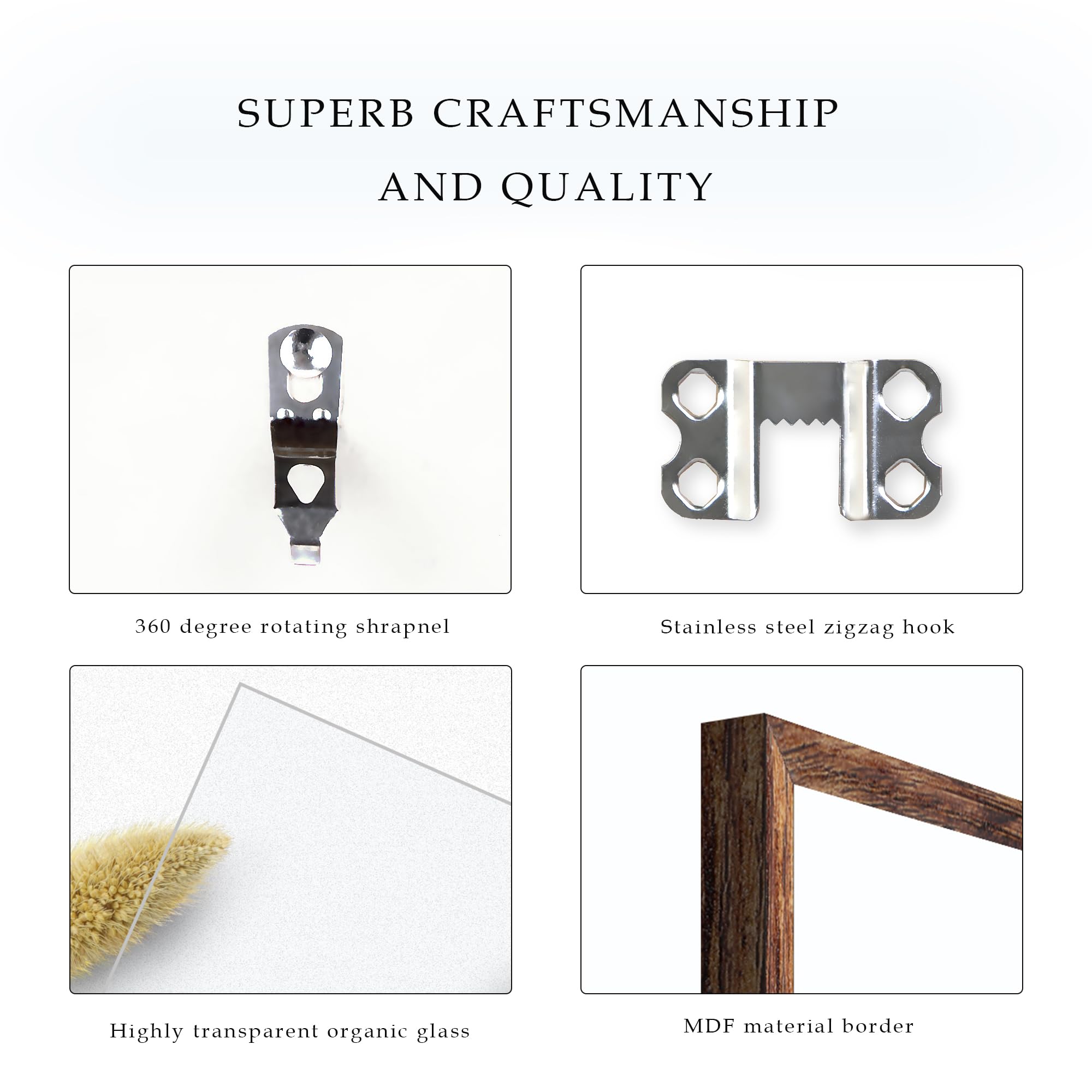 Fisnish frame beside ruler showing accurate 18x24 size