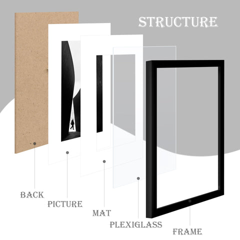 Fisnish tabletop display with photos showing versatile placement options