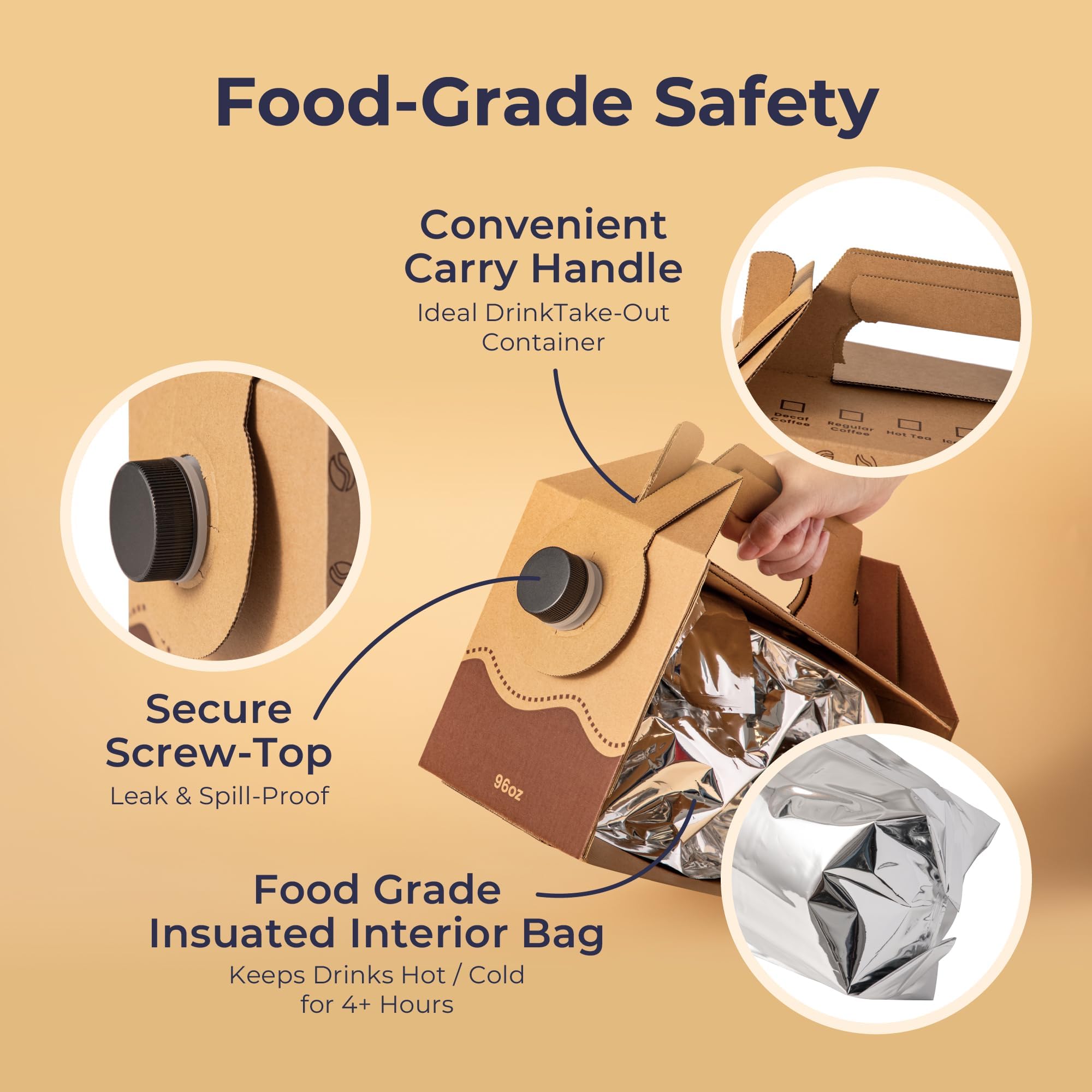 Fit Meal Prep handle detail highlighting sturdy grip for safe carrying and delivery