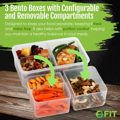 FIT Strong & Healthy packed lunch in use showing convenience for commuters