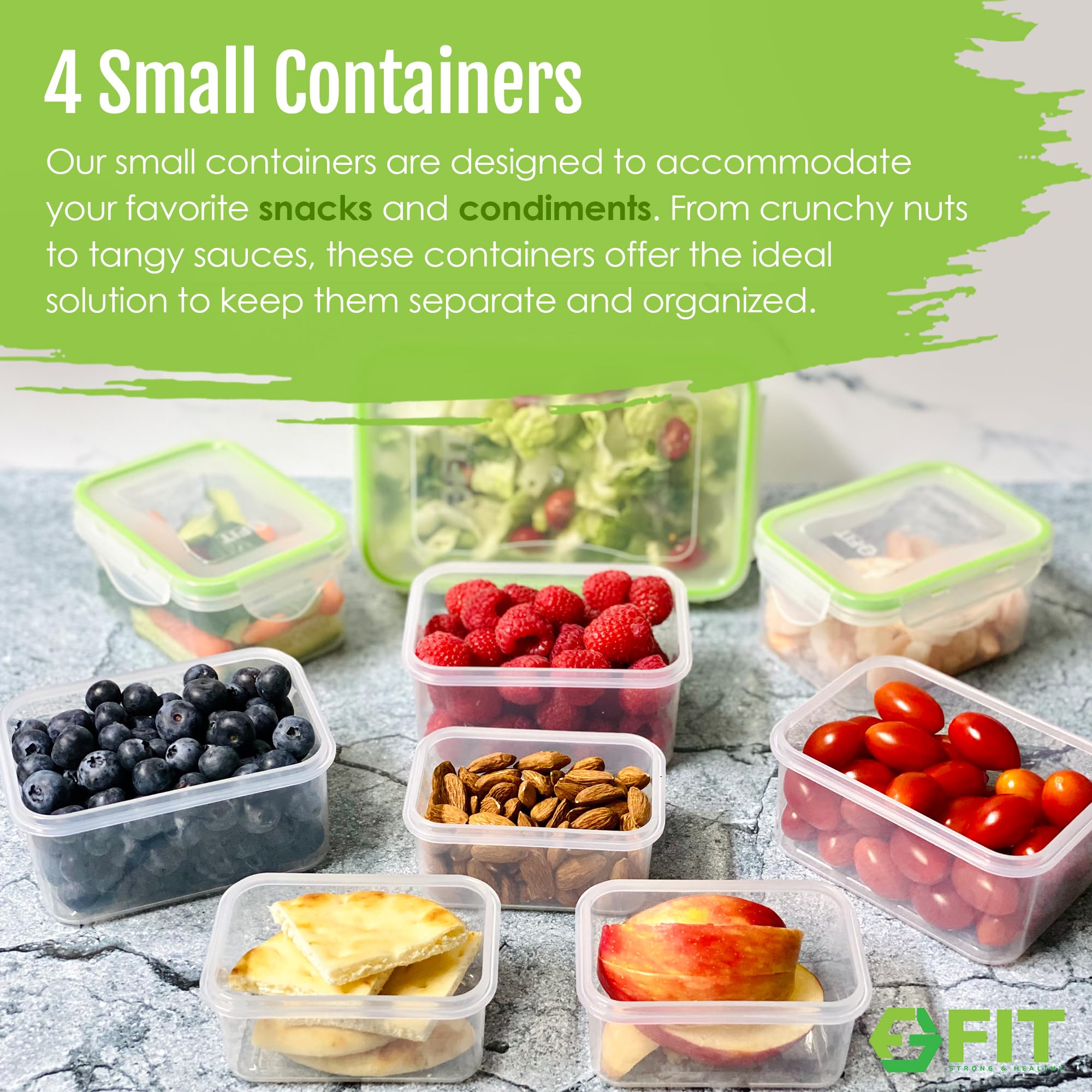 FIT Strong & Healthy box next to hand to show compact size and portability