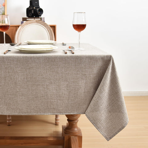 Fitable draped on a 6ft table illustrating full coverage and neat fall