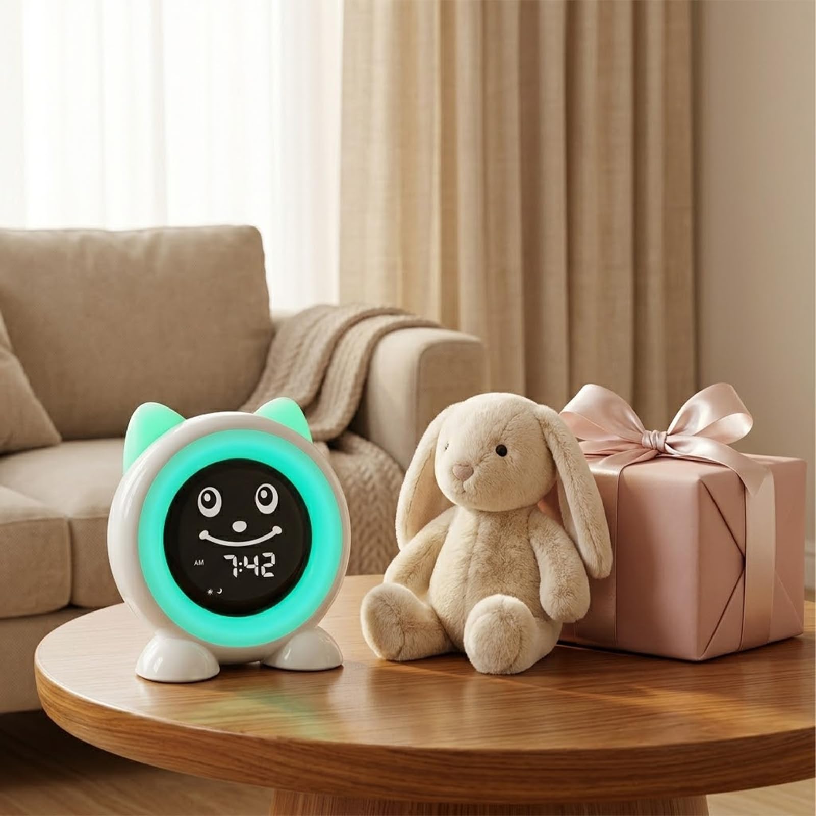 FiveHome in-room lifestyle on bedside table offering comforting sleep routine