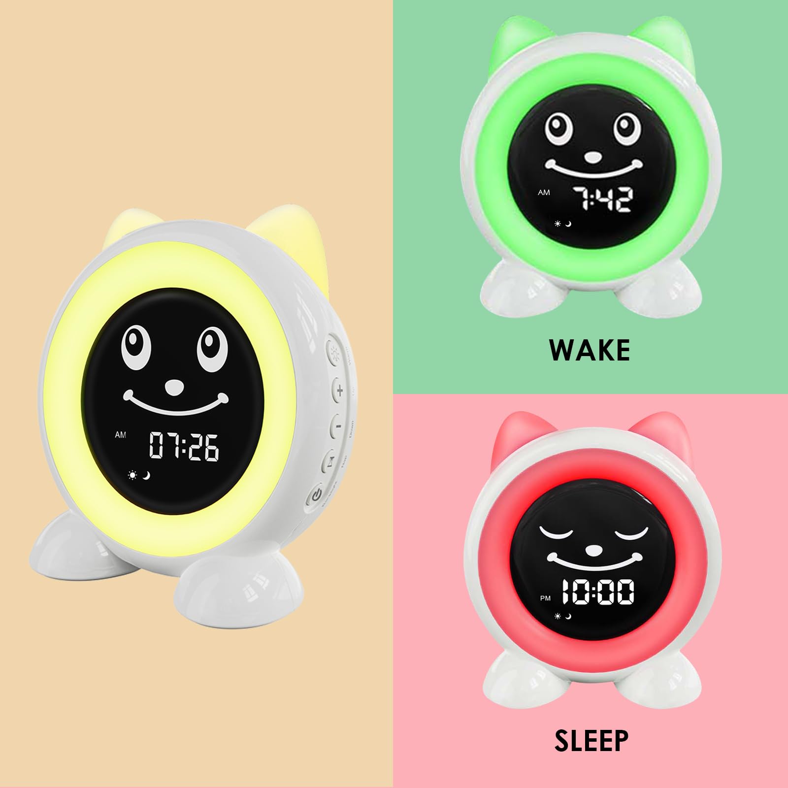 FiveHome nightlight colors displayed showing customization and calming glow
