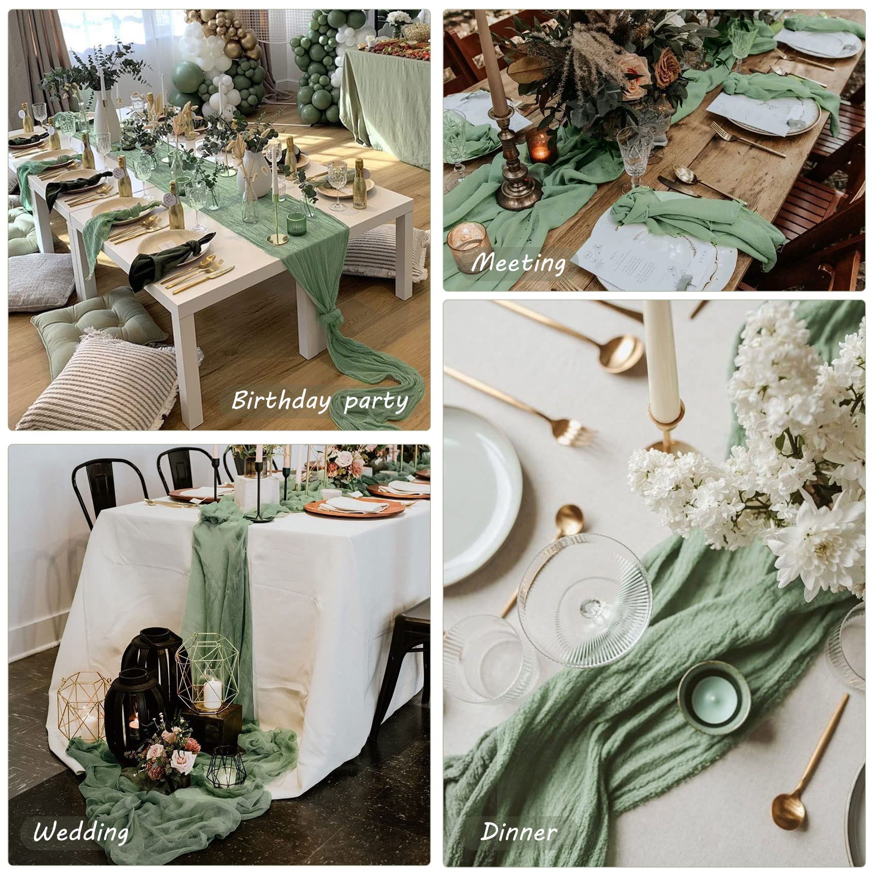 Fivenl draped as wedding arch backdrop emphasizing cohesive event styling