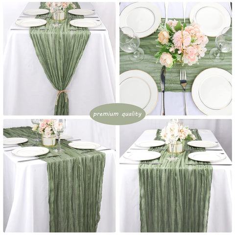 Fivenl runner used as chair sash showing versatile decor and easy installation