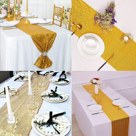 Fivenl lifestyle shot of party table with candles highlighting celebratory ambiance and warm champagne tone