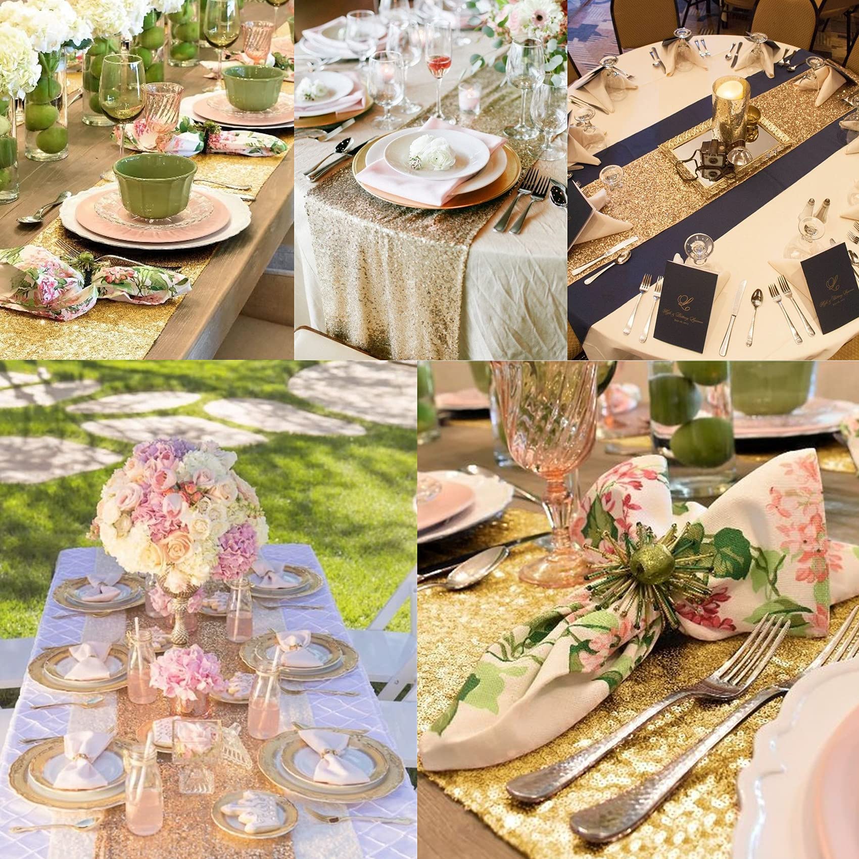 Fivenl runner draped as a photo backdrop offering versatile reuse for event photography