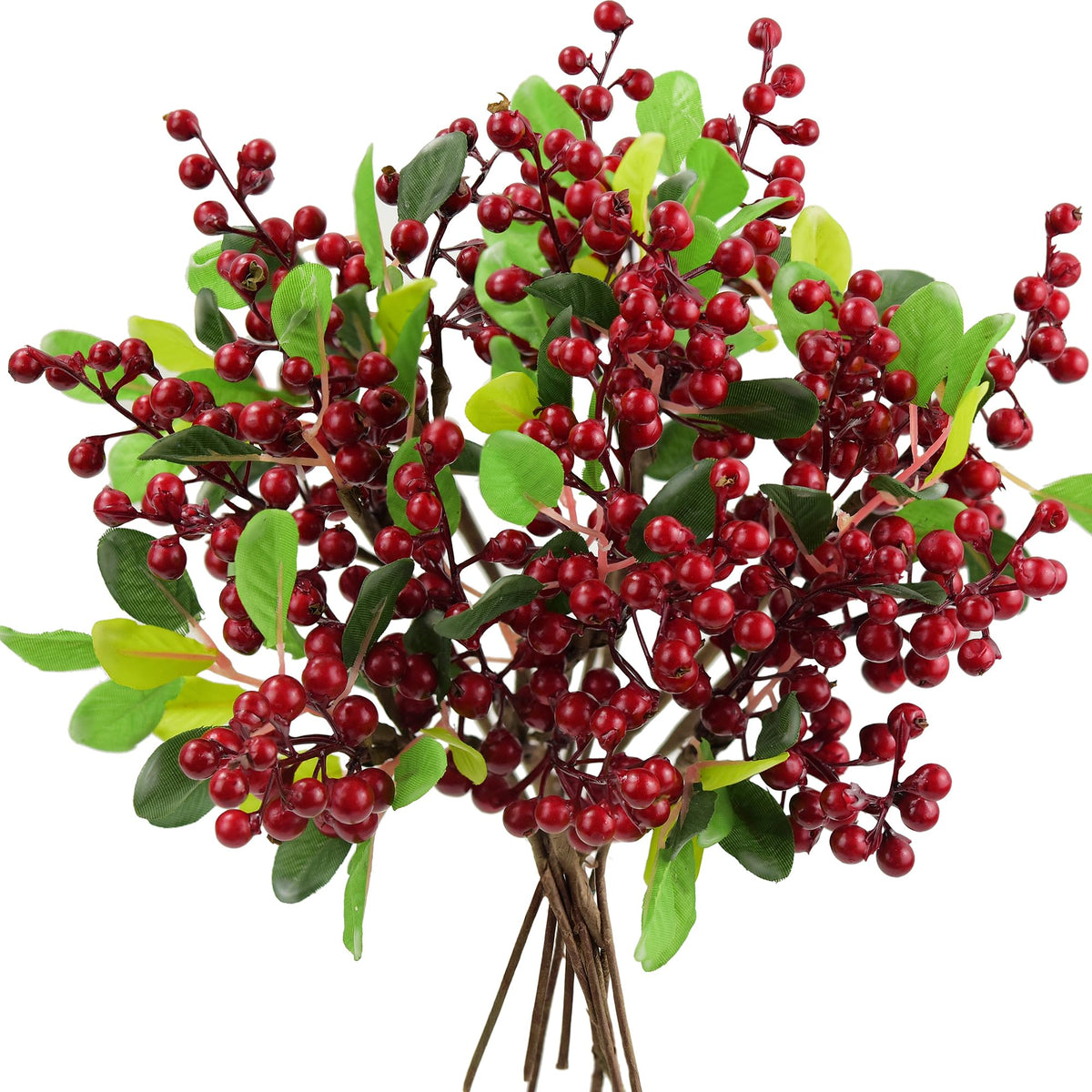 FiveSeasonStuff front packaging showing ten red berry stems, easy seasonal refresh