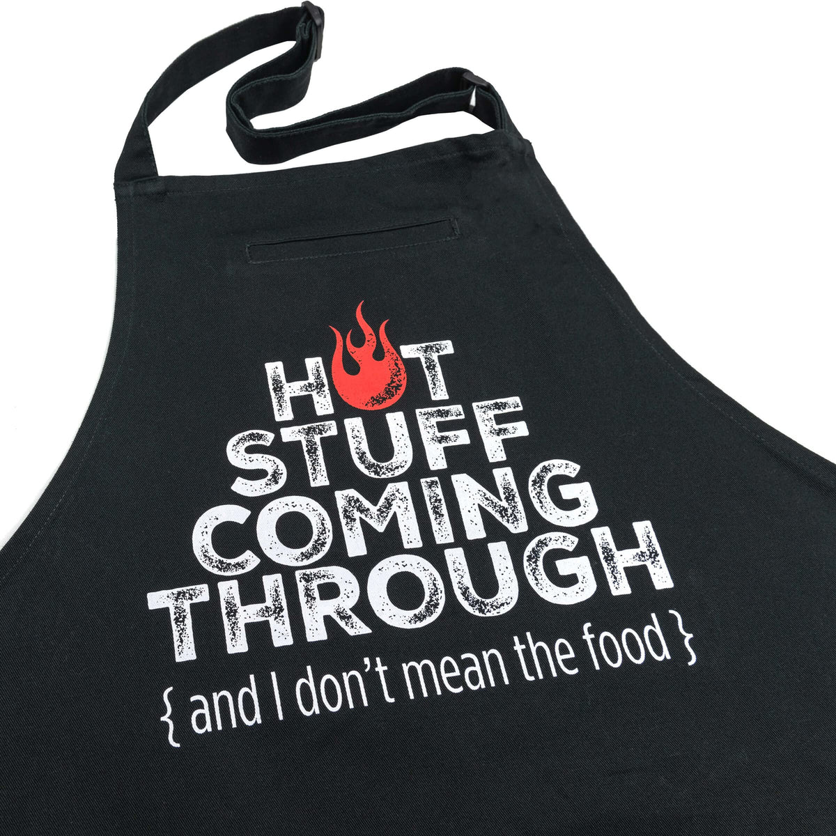 FixGrub front view apron showing full design and coverage for confident cooking
