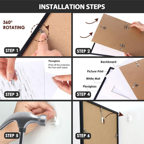 Fixwal frame held by hand showing lightweight PVC and scale benefit