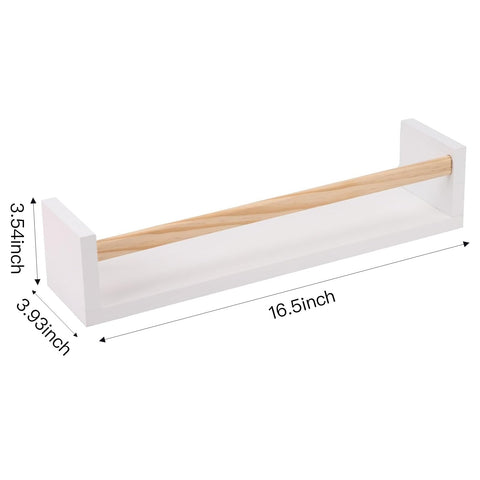 Fixwal close-up of solid pine grain and smooth white finish for durability