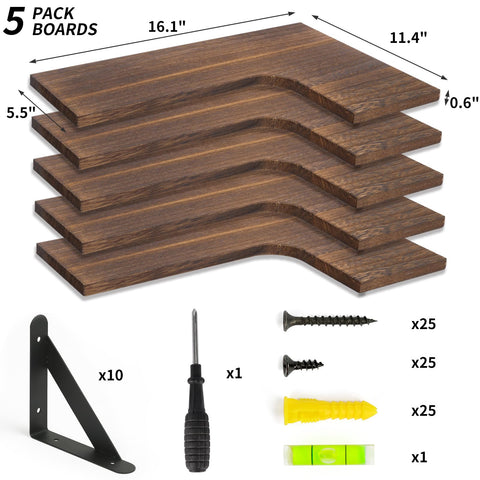 Fixwal metal bracket detail showing strong mounting hardware for secure shelf support