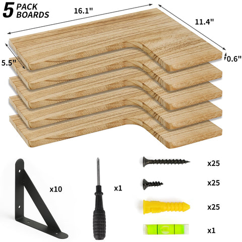 Fixwal metal bracket detail highlighting sturdy mounting hardware and stability benefit
