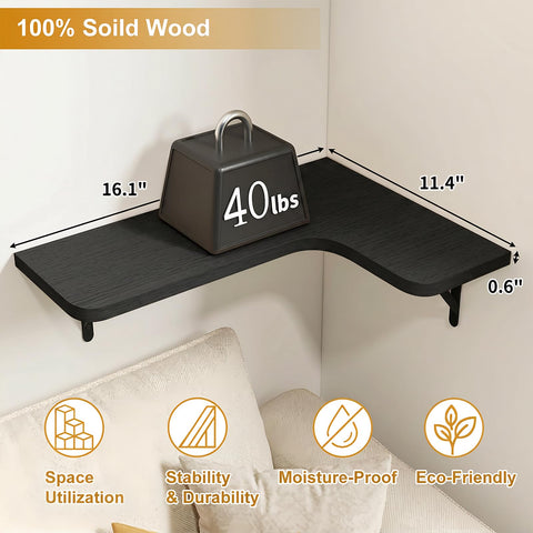 Fixwal single shelf front view displaying compact organized space
