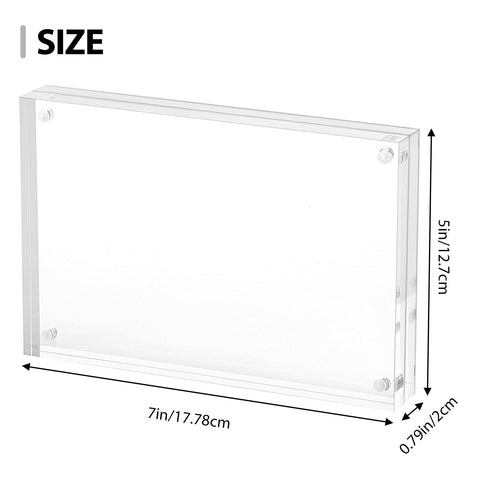 Fixwal double-sided display with two photos visible for versatile showcasing