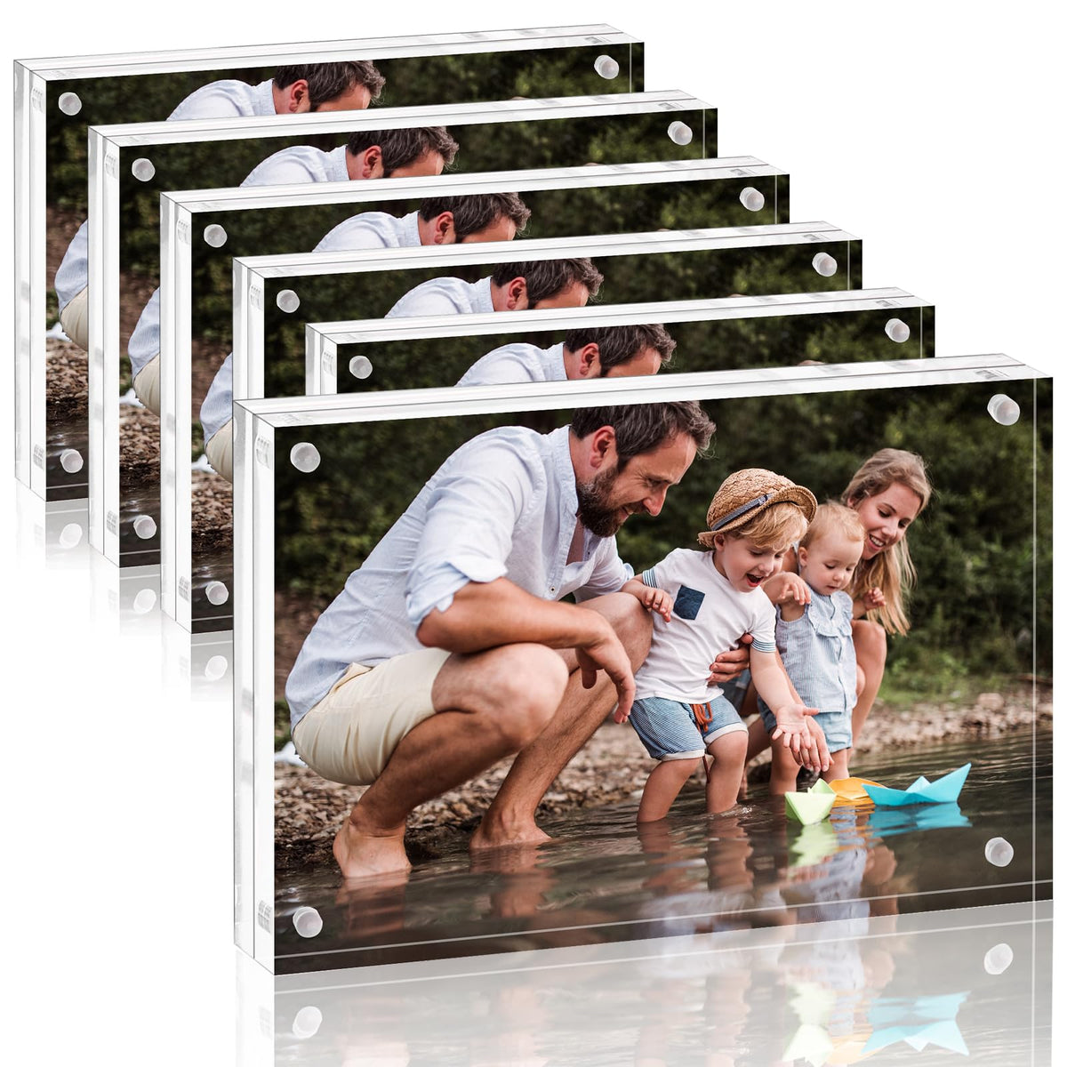 Fixwal front packaging showing six frames and clear presentation benefit