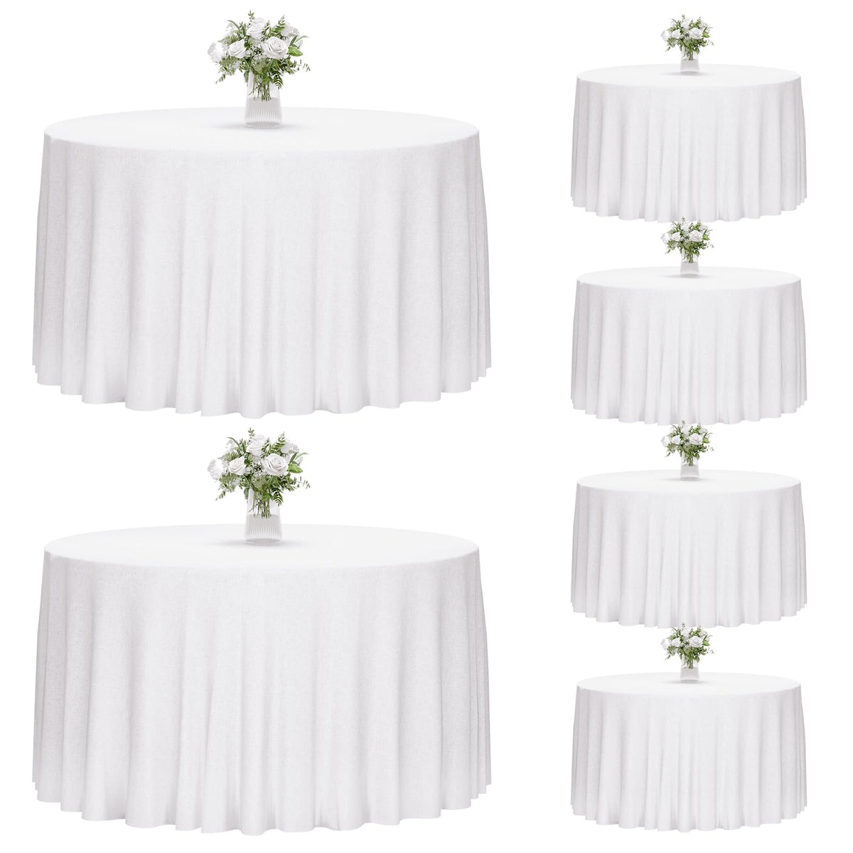 Fixwal six-pack front view showing crisp white covers and benefits for events