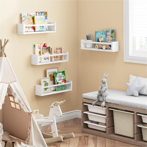 Fixwal in nursery displaying books and toys for easy access benefit