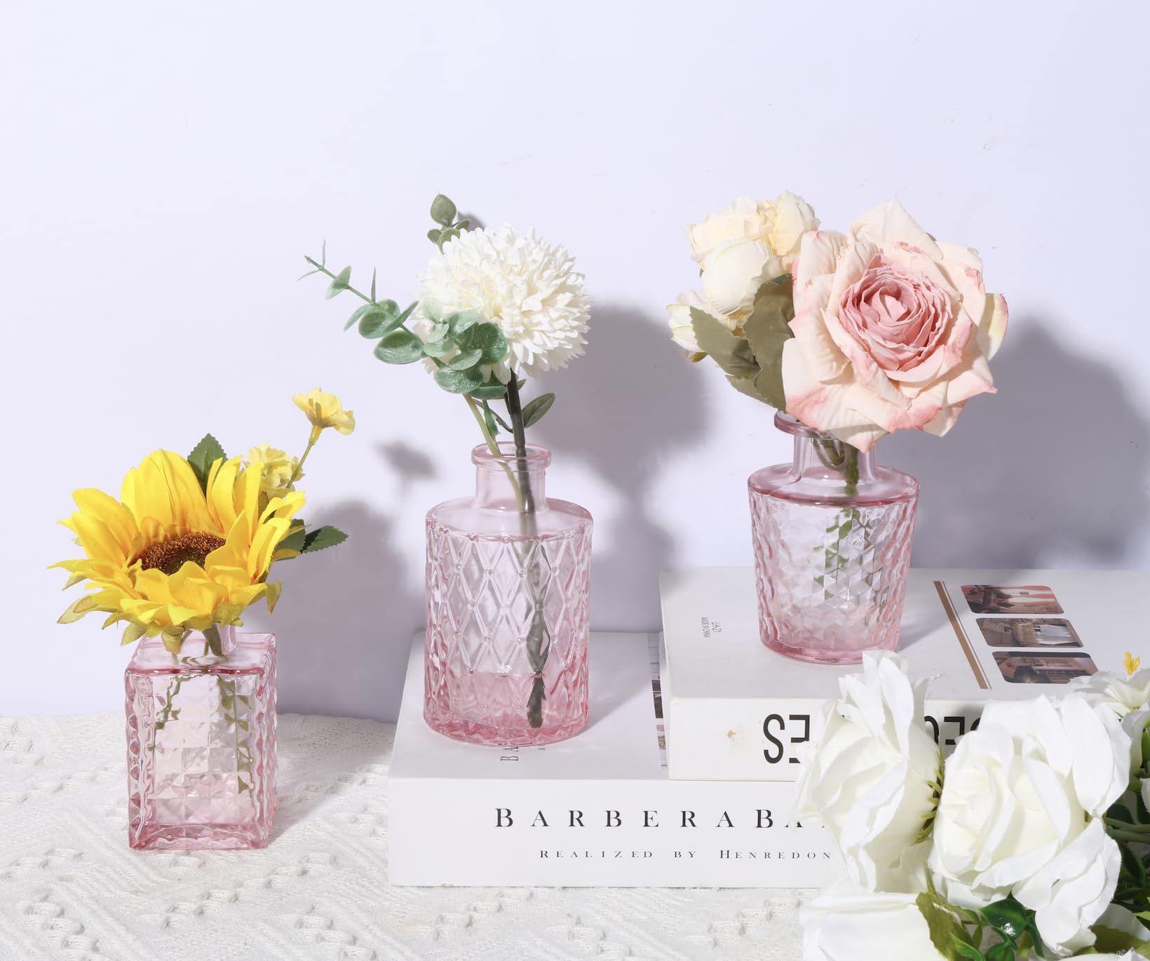 Fixwal pink vase reinforced base detail demonstrates stability and reduced tipping