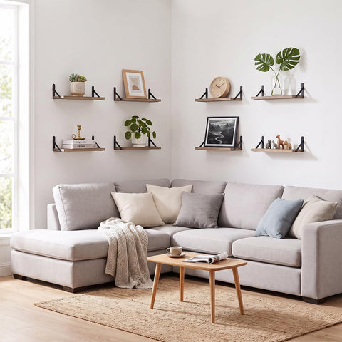 Fixwal kitchen styling with spices on shelves illustrating space-saving organization