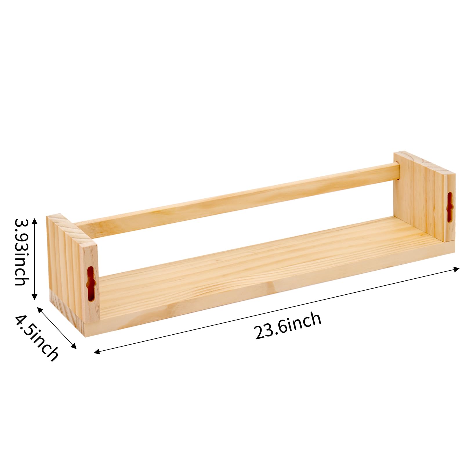Fixwal wall-mounted shelves in nursery holding picture books and plush toys for quick access