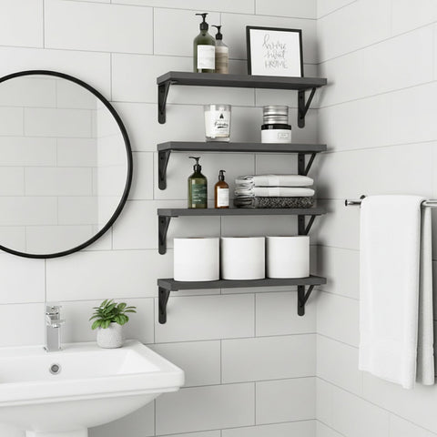 Fixwal side profile with books showing slim depth and practical capacity