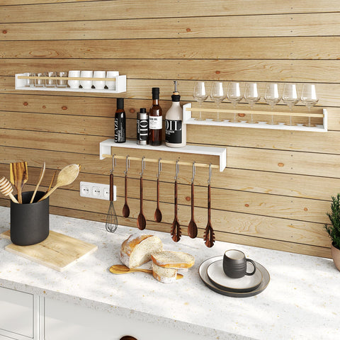 Fixwal shelf beside toy bear showing scale and practical sizing benefit