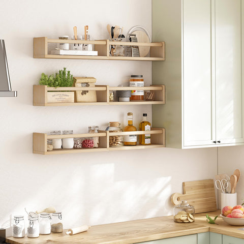Fixwal shelf next to ruler showing dimensions and real-world scale