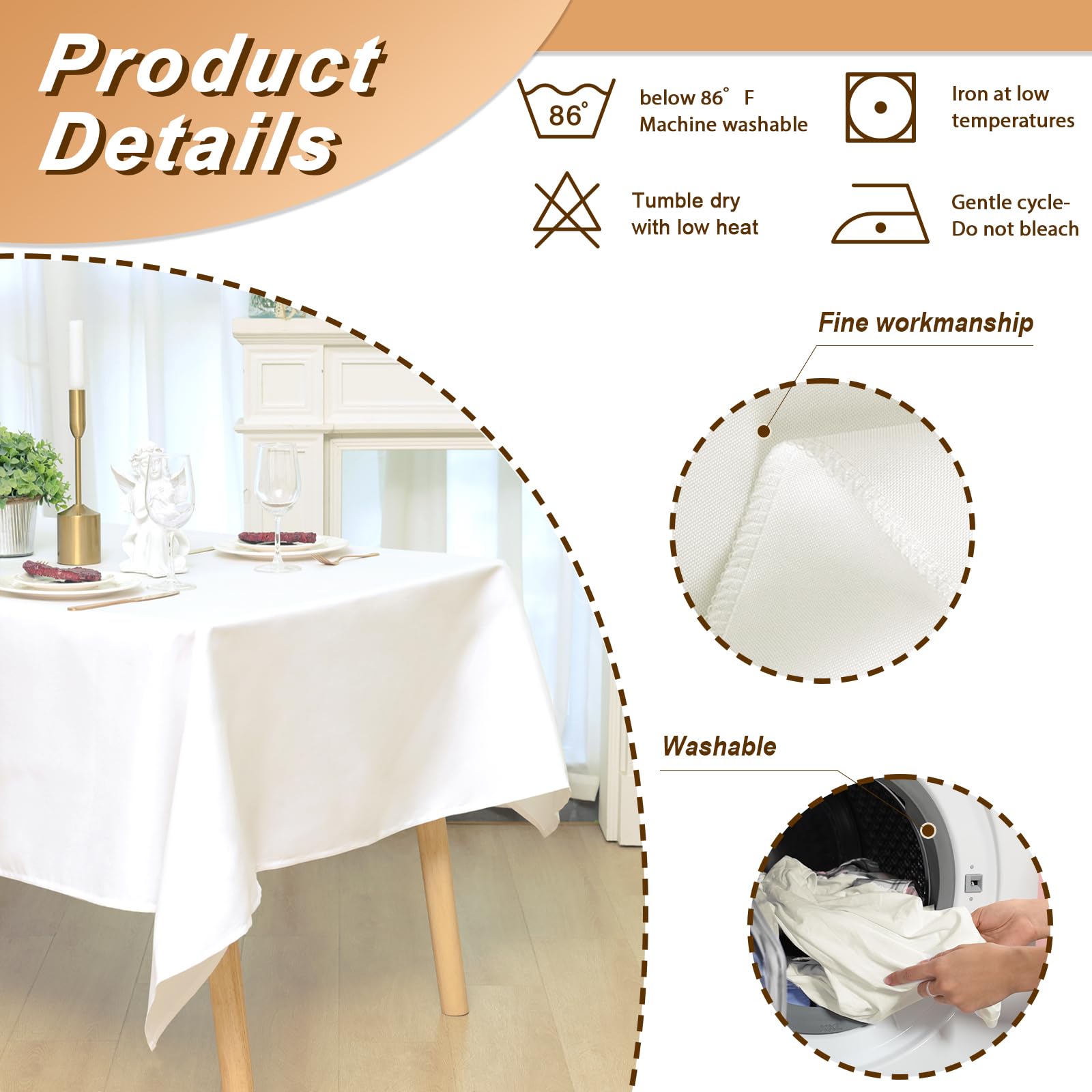 Fixwal table in use with centerpiece demonstrating polished event-ready appearance