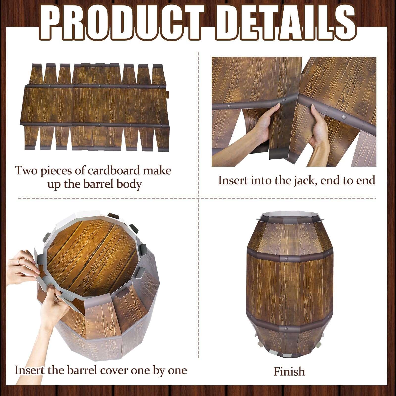 Fjoron assembled barrel front view offering realistic western visual impact