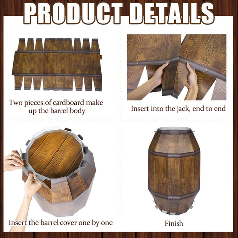 Fjoron assembled barrel front view offering realistic western visual impact