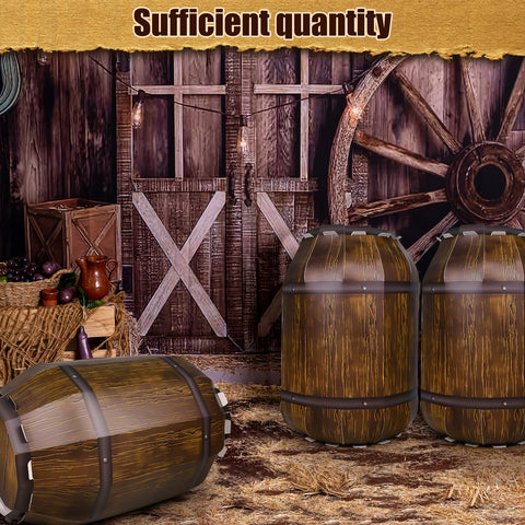 Fjoron barrels folded flat for storage saving space between events