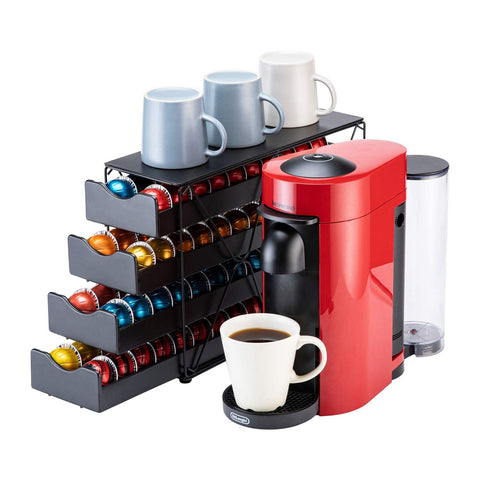 FlagShip front view of pod holder showing organized capsules and quick access