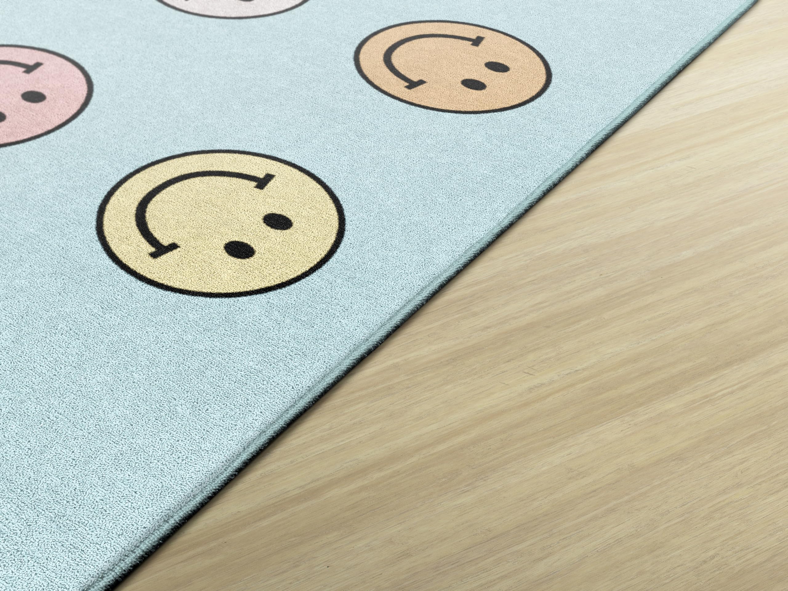 Flagship Carpets close-up of nylon texture and edge surging highlights durability