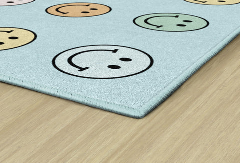 Flagship Carpets rug in classroom setup organizing children for group time