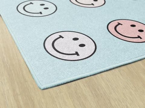 Flagship Carpets size comparison with children showing seating capacity benefit