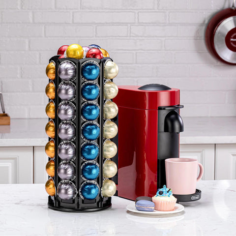 FlagShip carousel in a coffee station lifestyle shot keeping supplies compact and handy