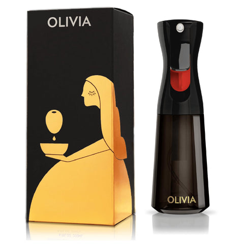 FLAIROSOL front view of Olivia Signature bottle, sleek countertop benefit