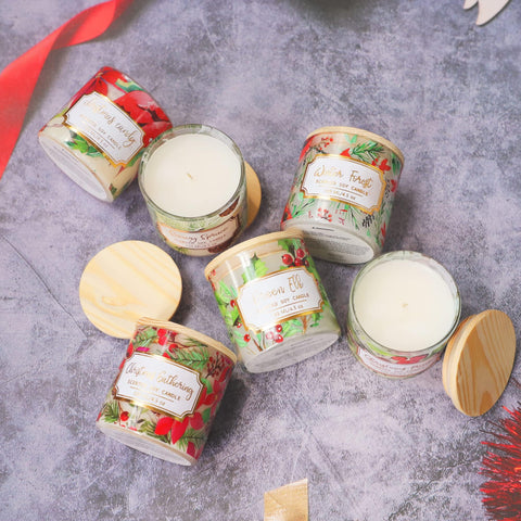FLAVCHARM jars with lids on to preserve fragrance when stored
