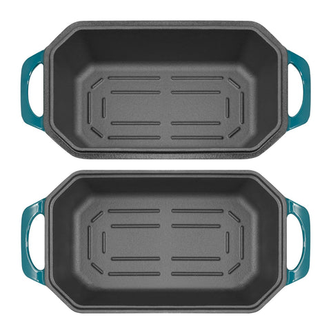 Flavehc close-up of enameled interior highlighting nonstick finish and easy cleaning