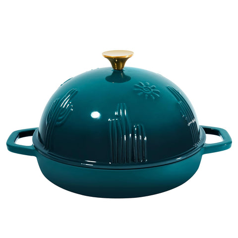 Flavehc front view bread oven showing shape and darkcyan finish for stylish baking