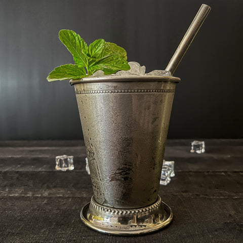 Flavourd cup in use at a Derby party with crushed ice and mint garnish for impressive presentation benefit