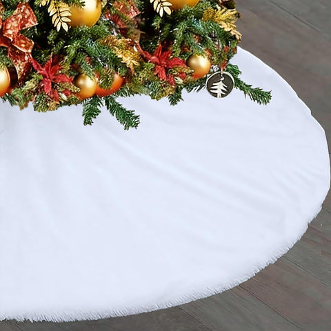 floenam front view showing full 60-inch skirt and snow-like effect