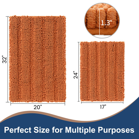 FLOLEOPA rug in washer showing machine washable convenience and quick-dry benefit