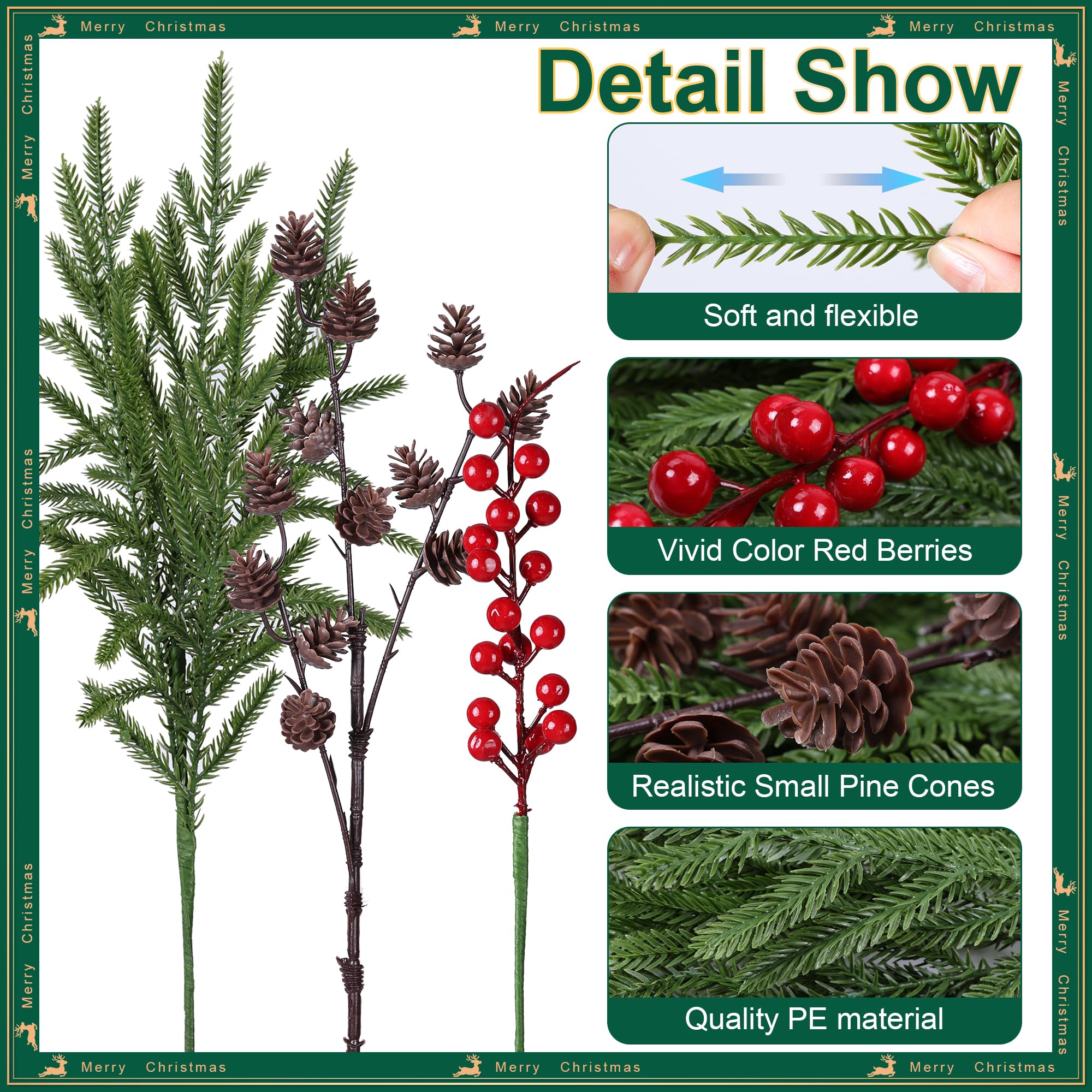 florisso bundled stems fanned out, demonstrates arrangement options